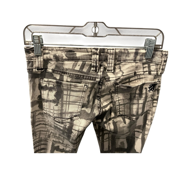 Franky B NWT Gray White Skinny Jeans Stretch Size 26 Leggings Jeggings Casual - Picture 7 of 7